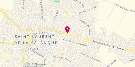 Plan de Garage Manceau, Route du Barcares, 66250 Saint-Laurent-de-la-Salanque
