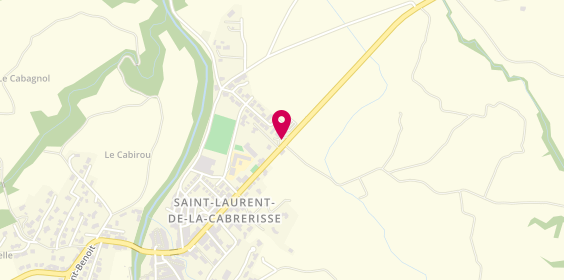 Plan de Saint Laurent Agri, 69 avenue de Narbonne, 11220 Saint-Laurent-de-la-Cabrerisse