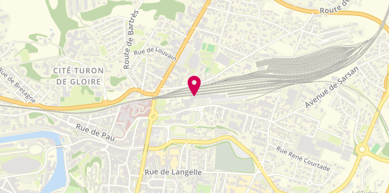 Plan de Avis Location, 33 avenue de la Gare, 65100 Lourdes