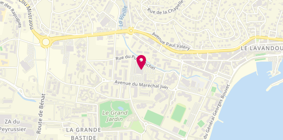 Plan de Carrefour, Centre Commercial Babylone avenue du Maréchal Juin, 83980 Le Lavandou