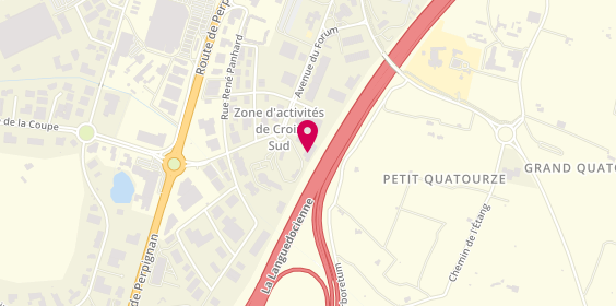 Plan de Apex Location Narbonne, 2 avenue du Forum, 11100 Narbonne