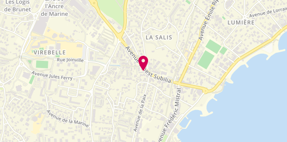 Plan de Speed location, 233 avenue Ernest Subilia, 13600 La Ciotat