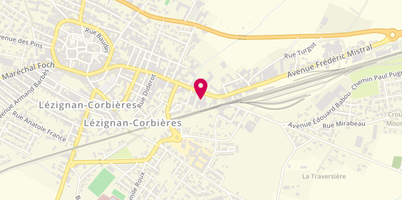 Plan de MG Location, 20 avenue Georges Clemenceau, 11200 Lézignan-Corbières