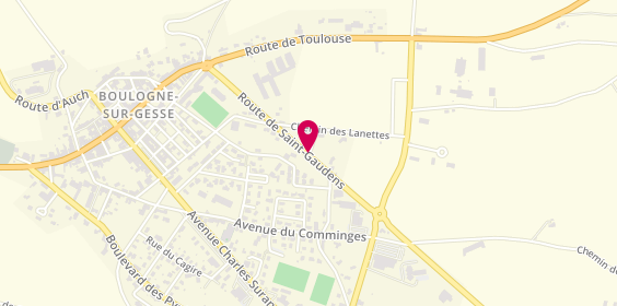 Plan de Renault Garage de la Gesse, Route Saint Gaudens, 31350 Boulogne-sur-Gesse