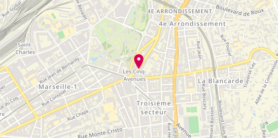 Plan de Autopartage Provence, 16 Avenue Chartreux, 13004 Marseille