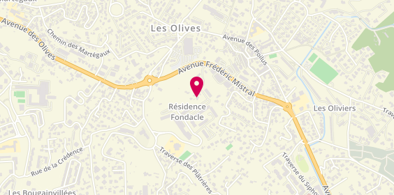 Plan de SASU Damou Location, 23 Rue du Professeur Marcel Arnaud
Résidence Fondacle, 13013 Marseille