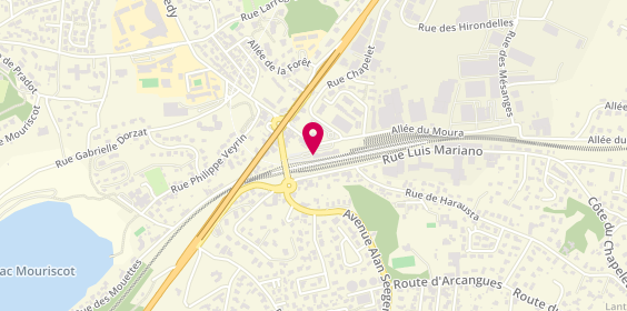 Plan de Enterprise Location de voiture et utilitaire - Gare de Biarritz, 18 Allée du Moura, 64200 Biarritz
