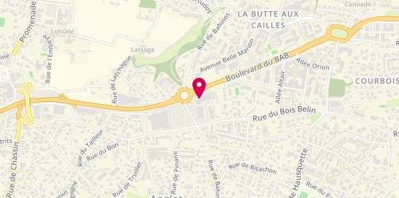 Plan de Rent A Car, 66 Rue de Bahinos Avenue du Bab - Centre Bab 3000, 64600 Anglet