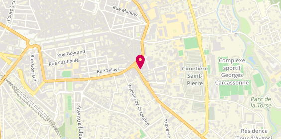 Plan de Avis Location Voiture - Aix en Provence, 11 Cr Gambetta, 13100 Aix-en-Provence