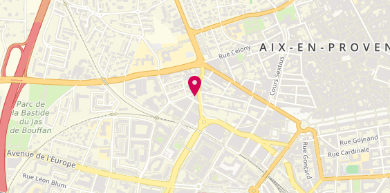 Plan de OneLoc Agency, 150 avenue Georges Pompidou Immeuble Hemilythe, 13100 Aix-en-Provence