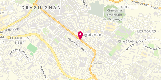 Plan de Europcar, 35 avenue Lazare Carnot, 83300 Draguignan