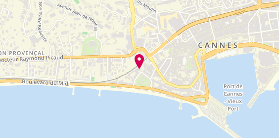 Plan de Rent A Car, Square Mistral
19 avenue Laugier, 06400 Cannes