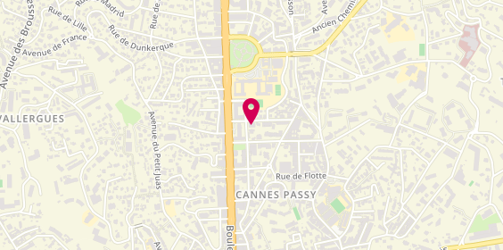 Plan de Luxury Car Services, 6 Rue Lord Byron, 06400 Cannes