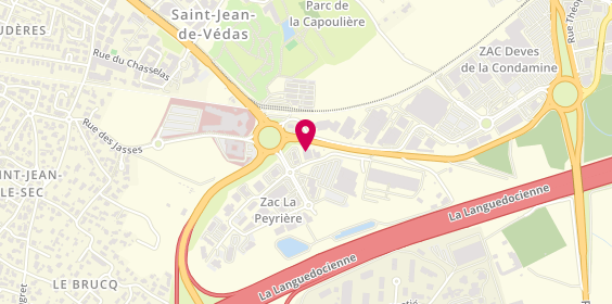 Plan de Rent A Car, Rue du Traité de Rome Zone Aménagement De
La Peyrière, 34430 Saint-Jean-de-Védas