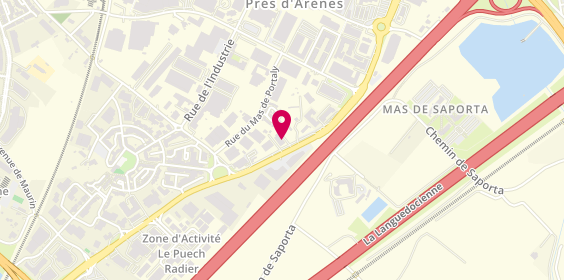 Plan de DLM Location, 222 Rue de Montels Église, 34000 Montpellier