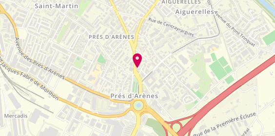 Plan de Rent A Car, 111 avenue de Palavas, 34070 Montpellier