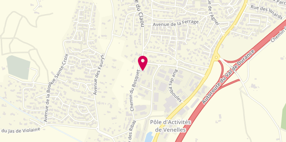 Plan de CarGo Location de véhicules Venelles, 43 avenue de Mouliero, 13770 Venelles