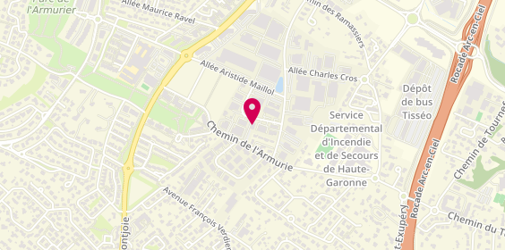Plan de DLM Location, 5 Rue Olympe de Gouges, 31770 Colomiers