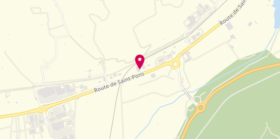 Plan de Renault Bedarieux, 35 Route de Saint-Pons, 34600 Bédarieux