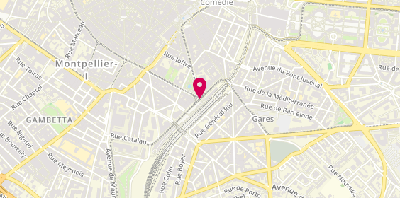 Plan de Hertz France, Gare Sncf Place Auguste Gibert, 34000 Montpellier