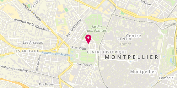 Plan de Europcar, Bâtiment Loueurs Parking Gare, 34000 Montpellier