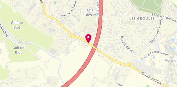 Plan de Clovis Location, 1058 Route Départementale, 06270 Villeneuve-Loubet
