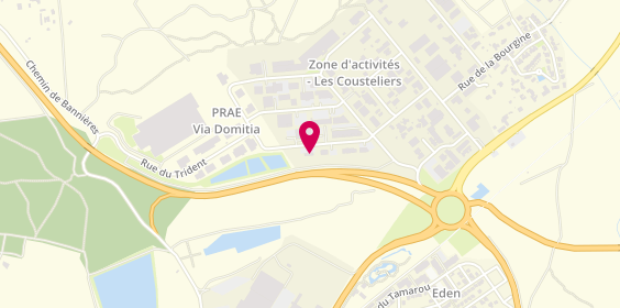 Plan de Auto Location 34, 205 avenue des Gardians, 34160 Castries