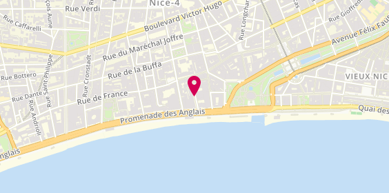 Plan de Auto Club de Nice Cote d'Azur, 7 Rue Massenet, 06000 Nice