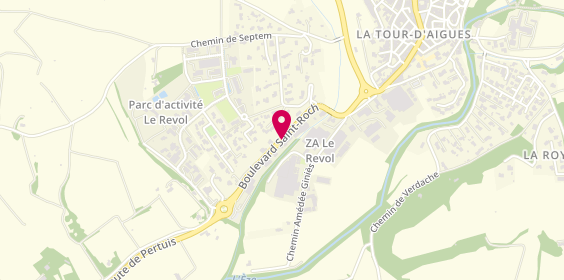 Plan de Relais de la Tour d'Aigues, 428 Boulevard Saint Roch, 84240 La Tour-d'Aigues