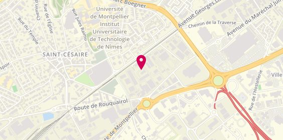 Plan de Apex Location Nimes, 1950 avenue Marechal Juin, 30900 Nîmes