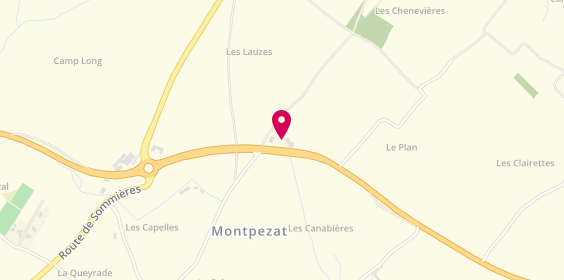 Plan de LAROZE-CERVETTI Julien, 17 Route Sauve, 30730 Montpezat