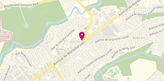 Plan de Europcar, 445 avenue du Maréchal Juin, 40000 Mont-de-Marsan