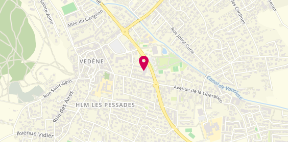 Plan de Carrefour Contact, avenue Pierre de Coubertin, 84270 Vedène