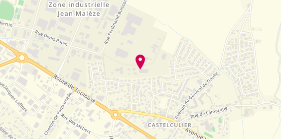 Plan de Fraikin Castelculier, 85 zone industrielle Jean Maleze Rue Didier
Lapeyre, 47240 Castelculier