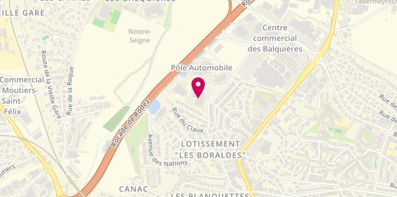 Plan de Rodez Location, 126 Rue du Pôle Automobile, 12850 Onet-le-Château