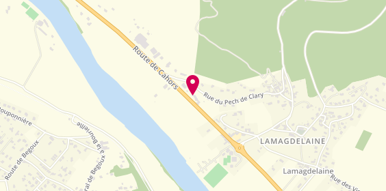 Plan de Access - TotalEnergies, 318 Route de Cahors, 46090 Lamagdelaine