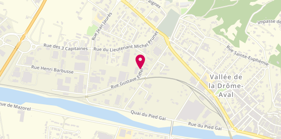 Plan de Cvia, 8 Rue Gustave Eiffel, 26400 Crest