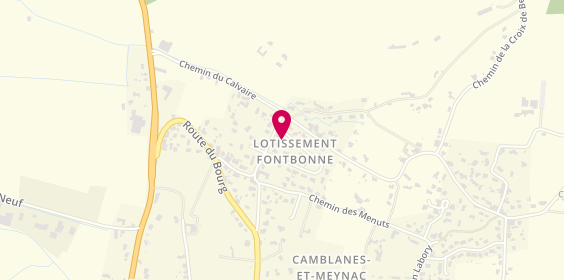 Plan de Bordeaux Van Location, 22 Allée du Clos Fontbonne, 33360 Camblanes-et-Meynac