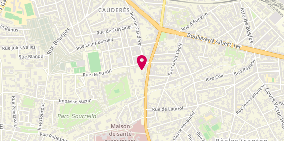 Plan de Bga Location, 71 Route de Toulouse, 33400 Talence