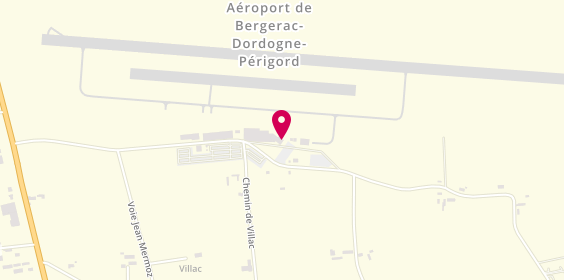 Plan de Hertz Location de Voitures - Bergerac-dordogne Airport, Roumanières Airport, 24100 Bergerac