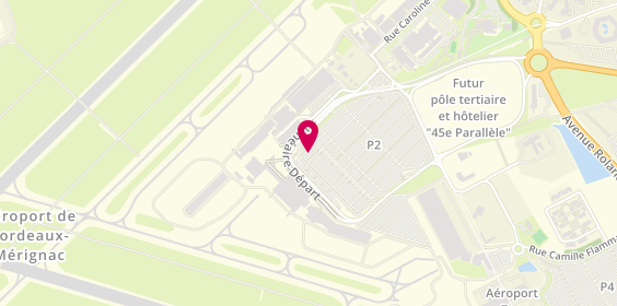 Plan de Europcar Bordeaux Merignac Aeroport, Aéroport de Bordeaux, 33700 Mérignac