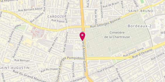 Plan de Bga Location, 29 Boulevard Antoine Gautier, 33000 Bordeaux