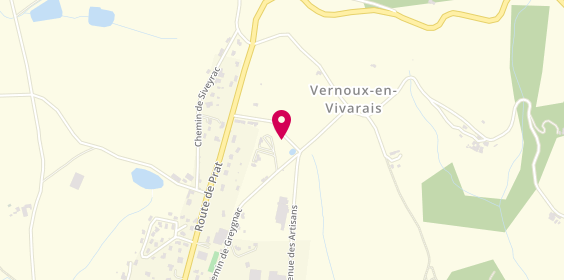 Plan de Location Prestige Auto, 200 Chemin du Pontet, 07240 Vernoux-en-Vivarais