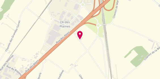 Plan de Europcar, Les Plaines, 26320 Saint-Marcel-lès-Valence