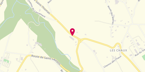 Plan de GARAGE MAGNAN - Agence Renault, 125 Route de Saint Thomas, 26190 Saint-Laurent-en-Royans