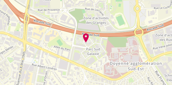Plan de BLC Automotive Grenoble, 4 Rue des Tropiques, 38130 Échirolles