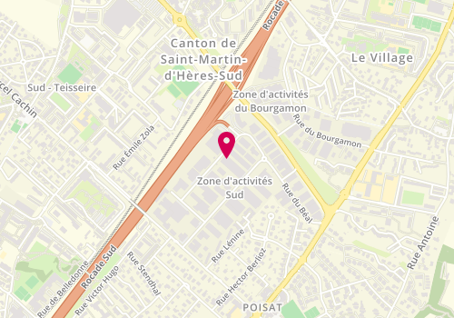 Plan de Prat Service Depannage - Motrio, 14 Rue du Béal, 38400 Saint-Martin-d'Hères