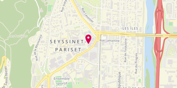 Plan de Baltique Automobiles, 24 avenue de la Houille Blanche, 38170 Seyssinet-Pariset
