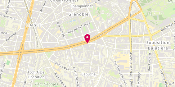Plan de DLM Location, 89 Rue Mallifaud, 38000 Grenoble