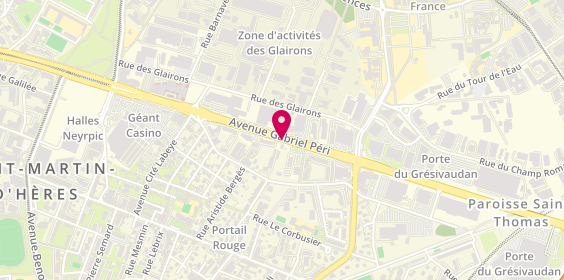 Plan de Ad Hoc Locations, 116 Avenue Gabriel Péri, 38400 Saint-Martin-d'Hères